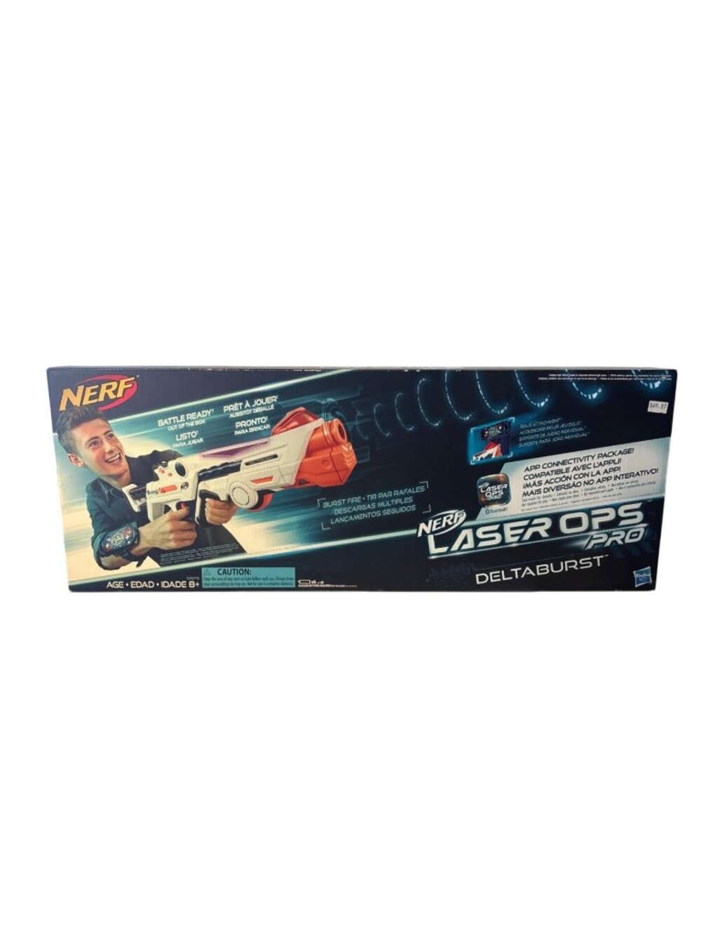 Nerf Laser Ops Pro Deltaburst Blaster W/ App Connectivity Bluetooth Light Sound
